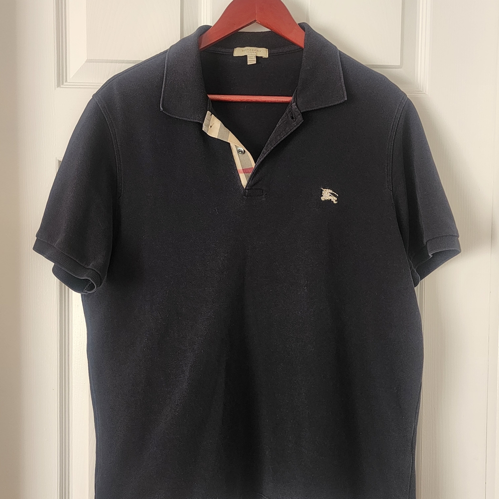 Burberry Polo w/ Check Detail - Quiet Luxury, Refined Style, Modern Academia
